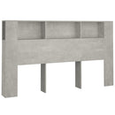 vidaXL betonszürke áthidaló szekrény 180x18,5x104,5 cm