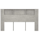 vidaXL betonszürke áthidaló szekrény 180x18,5x104,5 cm