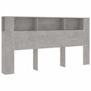 vidaXL betonszürke áthidaló szekrény 200x18,5x104,5 cm