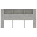 vidaXL betonszürke áthidaló szekrény 200x18,5x104,5 cm