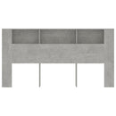 vidaXL betonszürke áthidaló szekrény 200x18,5x104,5 cm