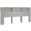 vidaXL betonszürke áthidaló szekrény 220x18,5x104,5 cm