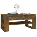 vidaXL füstös tölgy színű szerelt fa dohányzóasztal 102 x 55 x 45 cm