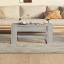 vidaXL szürke sonoma színű szerelt fa dohányzóasztal 102 x 55 x 45 cm