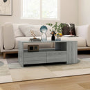 vidaXL szürke sonoma színű szerelt fa dohányzóasztal 102 x 55 x 42 cm