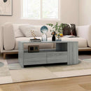 vidaXL szürke sonoma színű szerelt fa dohányzóasztal 102 x 55 x 42 cm