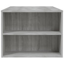 vidaXL szürke sonoma színű szerelt fa dohányzóasztal 102 x 55 x 42 cm