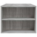 vidaXL szürke sonoma színű szerelt fa dohányzóasztal 102 x 55 x 42 cm