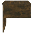 vidaXL 2 db füstös tölgy színű falra szerelhető éjjeliszekrény