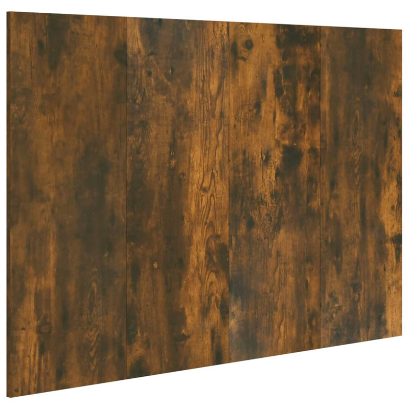 vidaXL füstös tölgy színű szerelt fa ágyfejtámla 120 x 1,5 x 80 cm
