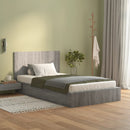 vidaXL szürke sonoma színű szerelt fa ágyfejtámla 120x1,5x80 cm
