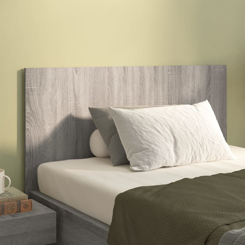 vidaXL szürke sonoma színű szerelt fa ágyfejtámla 120x1,5x80 cm