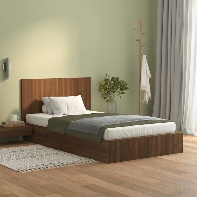 vidaXL barna tölgy színű szerelt fa ágyfejtámla 120 x 1,5 x 80 cm