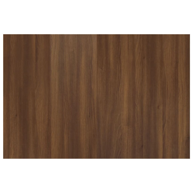 vidaXL barna tölgy színű szerelt fa ágyfejtámla 120 x 1,5 x 80 cm