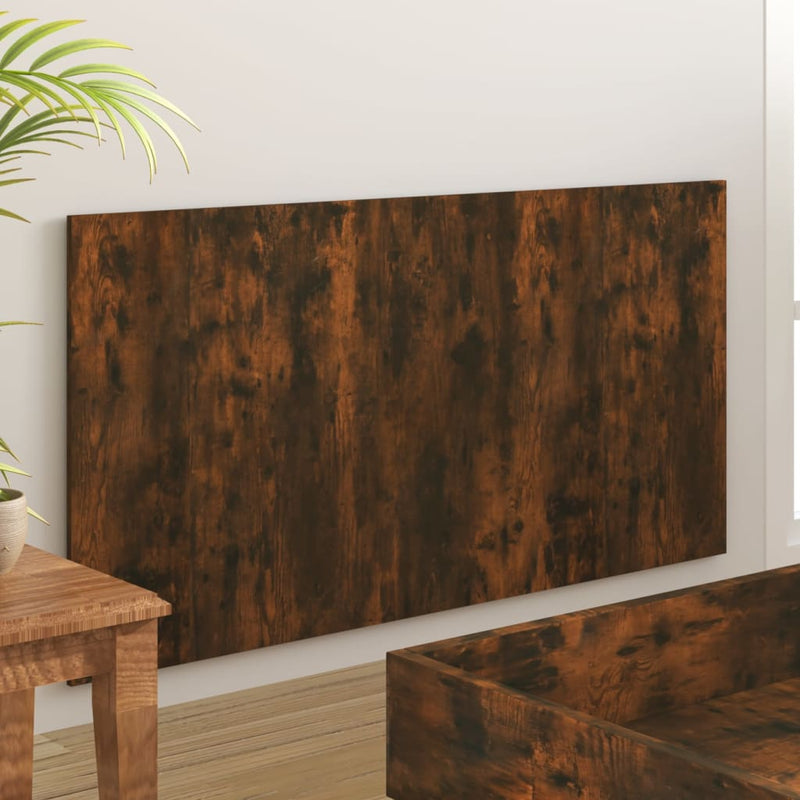 vidaXL füstös tölgy színű szerelt fa ágyfejtámla 160x1,5x80 cm