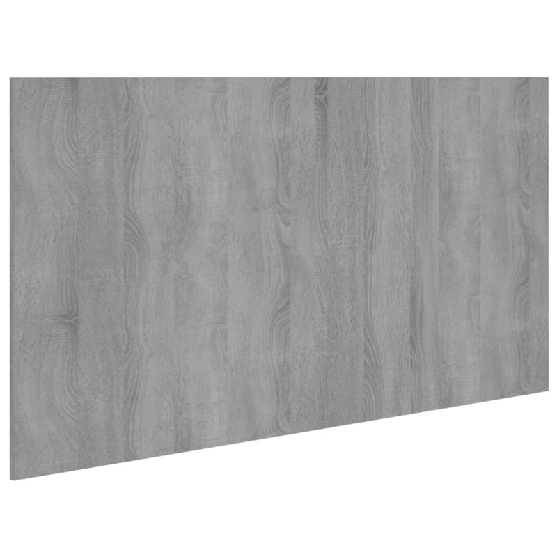 vidaXL szürke sonoma színű szerelt fa ágyfejtámla 160 x 1,5 x 80 cm