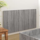 vidaXL szürke sonoma színű szerelt fa ágyfejtámla 160 x 1,5 x 80 cm