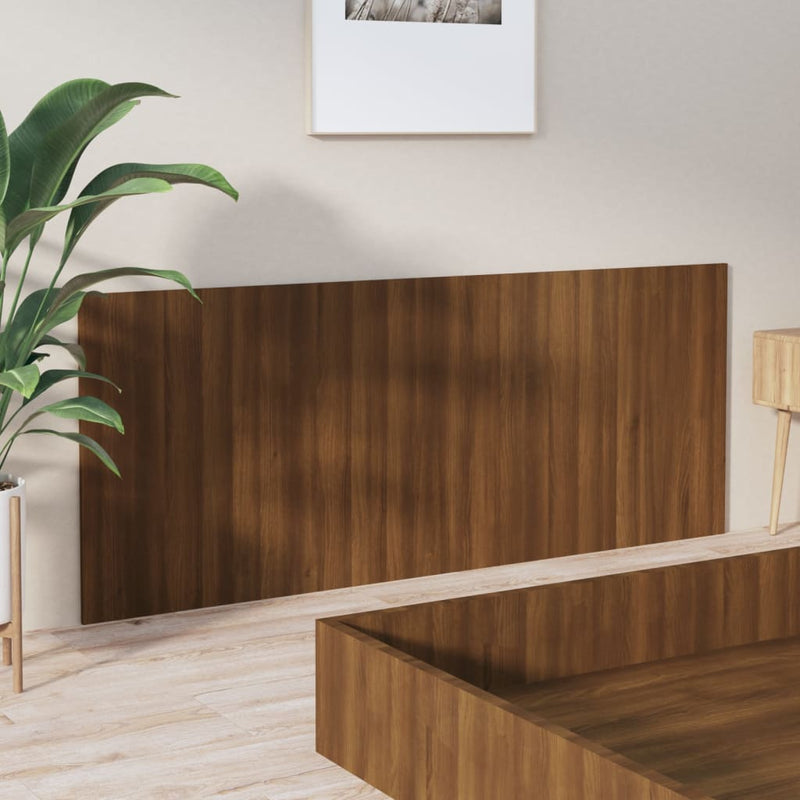 vidaXL barna tölgy színű szerelt fa ágyfejtámla 200x1,5x80 cm