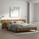 vidaXL füstös tölgy színű szerelt fali fejtámla 240 x 1,5 x 80 cm