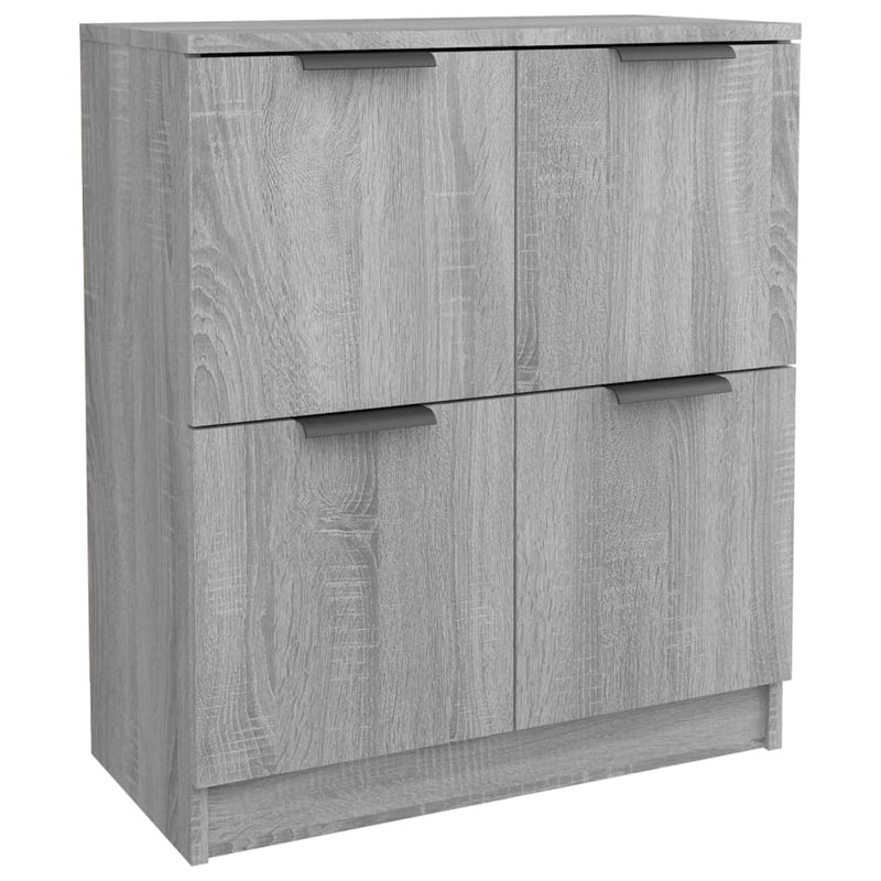 vidaXL szürke sonoma színű szerelt fa tálalószekrény 60 x 30 x 70 cm