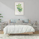 vidaXL 2 db szürke sonoma színű szerelt fa éjjeliszekrény