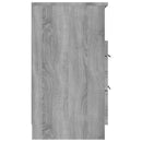 vidaXL szürke sonoma színű szerelt fa éjjeliszekrény