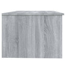 vidaXL szürke sonoma színű szerelt fa dohányzóasztal 102 x 50 x 36 cm