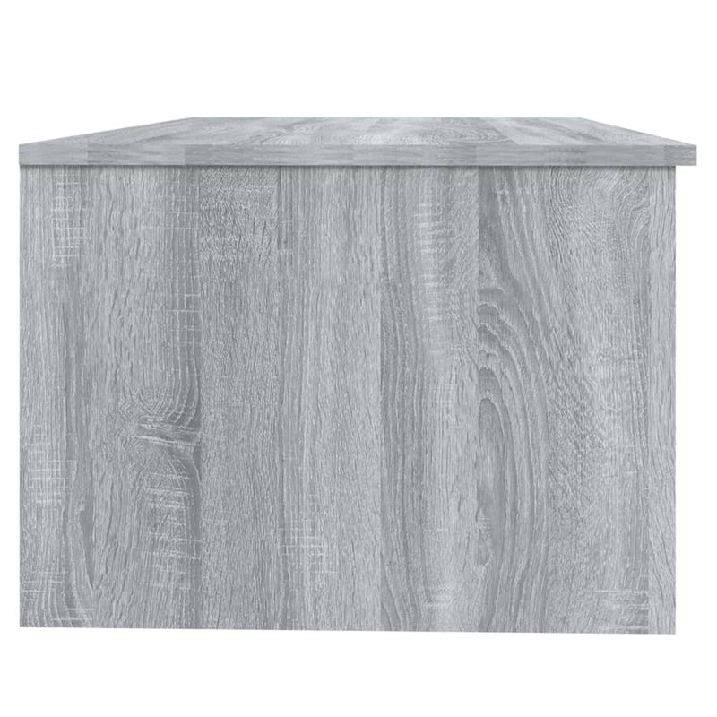 vidaXL szürke sonoma színű szerelt fa dohányzóasztal 102 x 50 x 36 cm