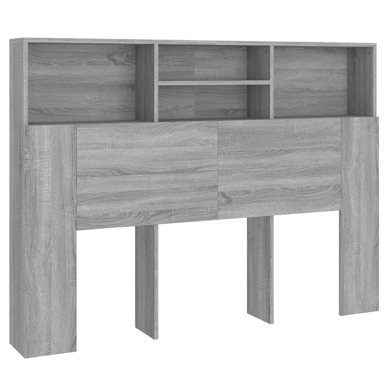vidaXL szürke sonoma színű áthidalószekrény 140 x 19 x 103,5 cm
