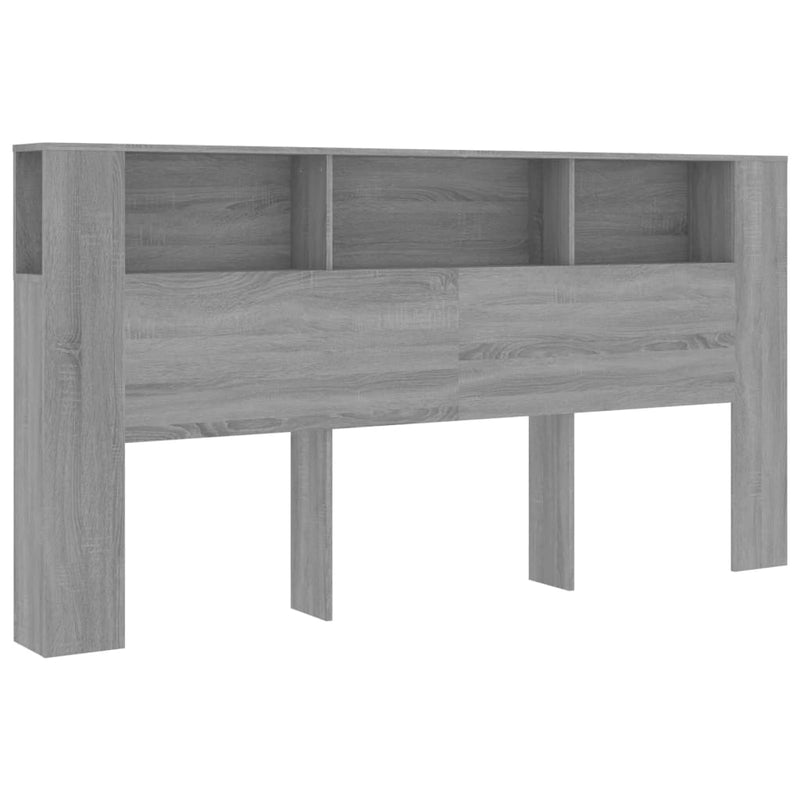 vidaXL szürke sonoma színű áthidalószekrény 200 x 18,5 x 104,5 cm