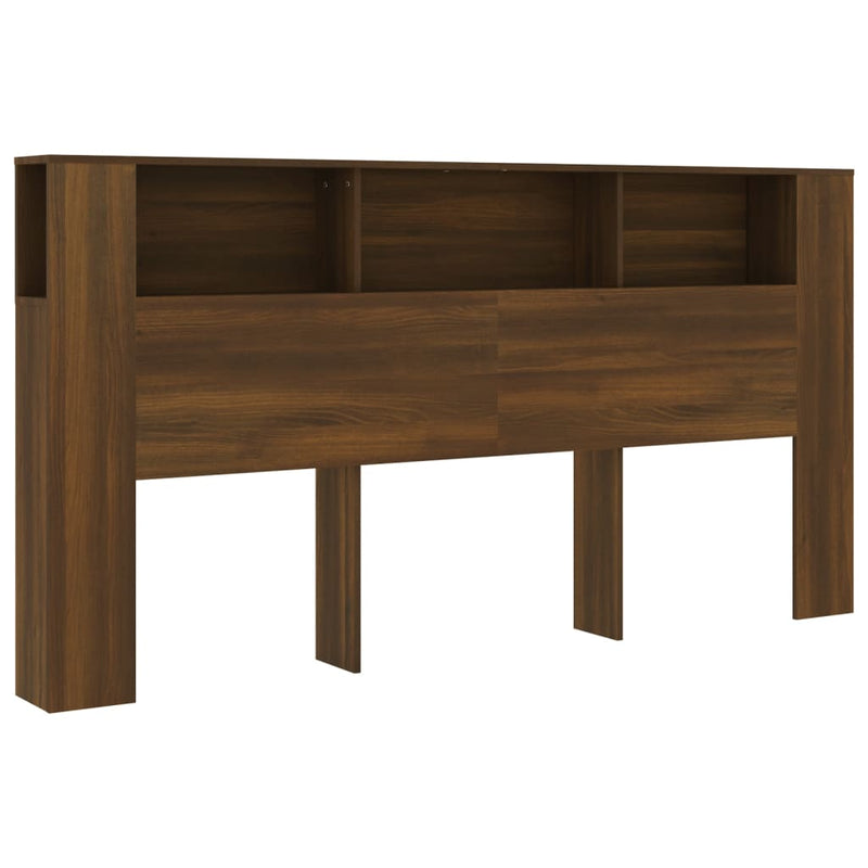 vidaXL barna tölgy színű áthidalószekrény 200 x 18,5 x 104,5 cm