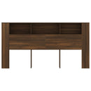 vidaXL barna tölgy színű áthidalószekrény 200 x 18,5 x 104,5 cm