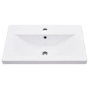 vidaXL fehér vas fürdőszobai mosdókagylóváz beépített mosdóval