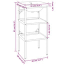 vidaXL fekete vas fürdőszobai mosdókagylóváz beépített mosdóval