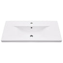 vidaXL fehér vas fürdőszobai mosdókagylóváz beépített mosdóval