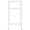 vidaXL fehér vas fürdőszobai mosdókagylóváz beépített mosdóval