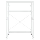 vidaXL fehér vas fürdőszobai mosdókagylóváz beépített mosdóval