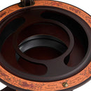 vidaXL barna földgömb alakú tömör eukaliptuszfa bárszekrény/bortartó