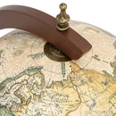 vidaXL barna földgömb alakú tömör eukaliptuszfa bárszekrény/bortartó