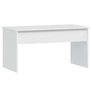 vidaXL fehér szerelt fa dohányzóasztal 102 x 50,5 x 52,5 cm