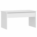 vidaXL fehér szerelt fa dohányzóasztal 102 x 50,5 x 52,5 cm