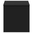 vidaXL fekete szerelt fa dohányzóasztal 102 x 50,5 x 52,5 cm