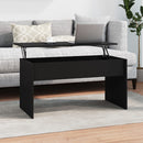 vidaXL fekete szerelt fa dohányzóasztal 102 x 50,5 x 52,5 cm