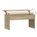 vidaXL sonoma tölgy színű szerelt fa dohányzóasztal 102x50,5x52,5 cm