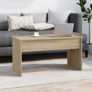 vidaXL sonoma tölgy színű szerelt fa dohányzóasztal 102x50,5x52,5 cm