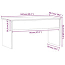 vidaXL sonoma tölgy színű szerelt fa dohányzóasztal 102x50,5x52,5 cm