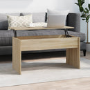 vidaXL sonoma tölgy színű szerelt fa dohányzóasztal 102x50,5x52,5 cm