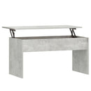 vidaXL betonszürke szerelt fa dohányzóasztal 102 x 50,5 x 52,5 cm