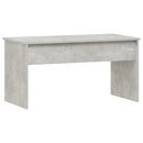 vidaXL betonszürke szerelt fa dohányzóasztal 102 x 50,5 x 52,5 cm