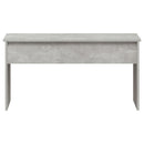 vidaXL betonszürke szerelt fa dohányzóasztal 102 x 50,5 x 52,5 cm